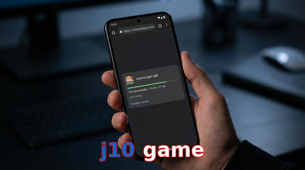 Main screen of J10 Game apk page for PK players