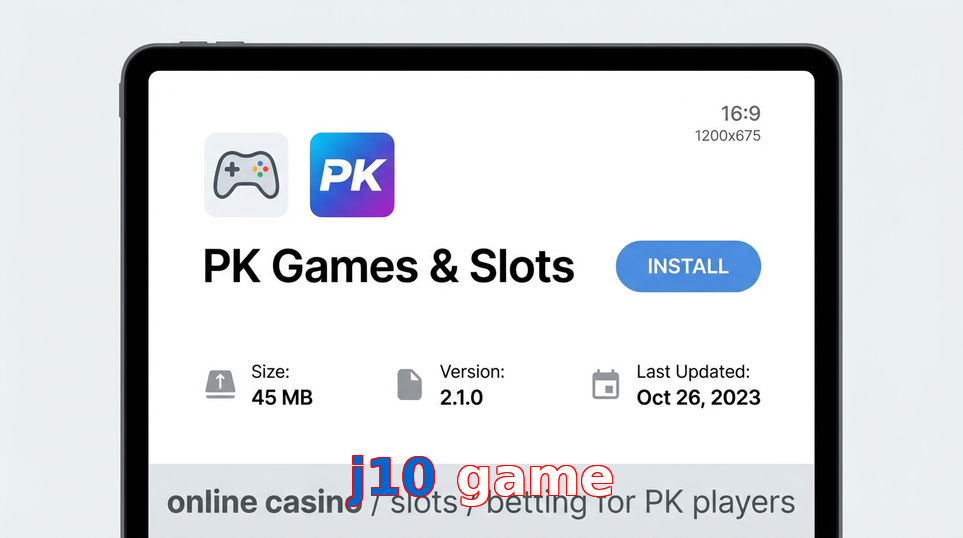 Game list for J10 Game gameapk section