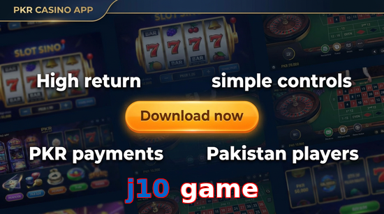 Main screen of J10 Game gamedownload page for PK players