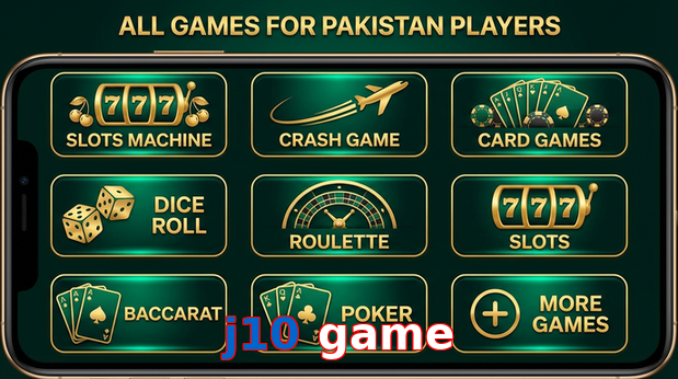 Main screen of J10 Game games page for PK players