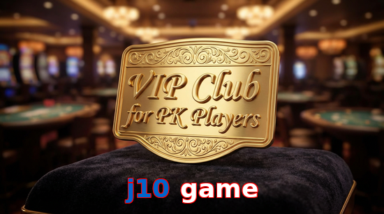 Main screen of J10 Game vip page for PK players